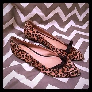 Lauren Conrad Leopard Print Flat Shoe